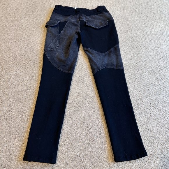 Goth Punk Emo Pants LYUZHE SD Patch Pencil SD Stretchy Denim LARGE Urban Street - Picture 12 of 13